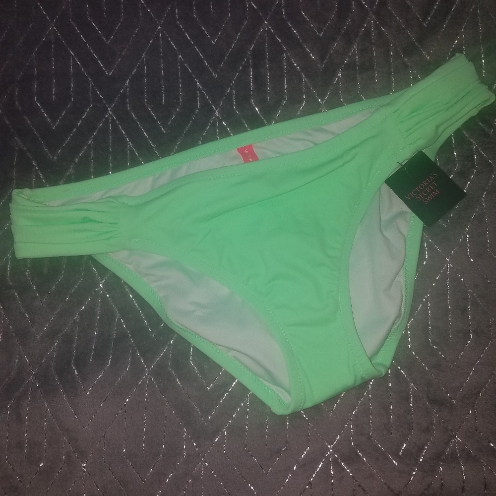 NWT Victorias Secret Neon Green Bottom